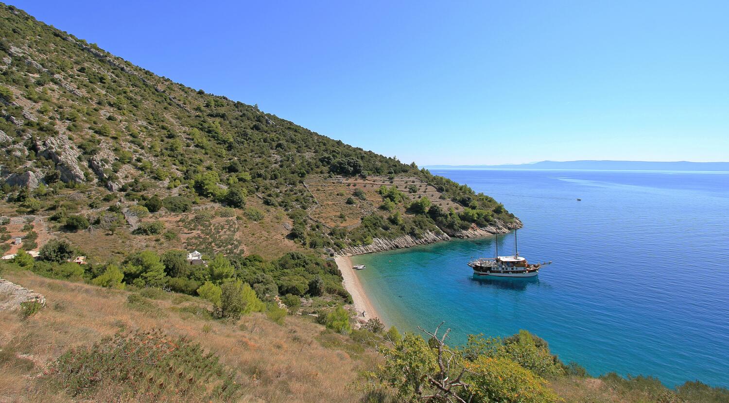 Velo Zvirje na wyspie Brač (Srednja Dalmacija)