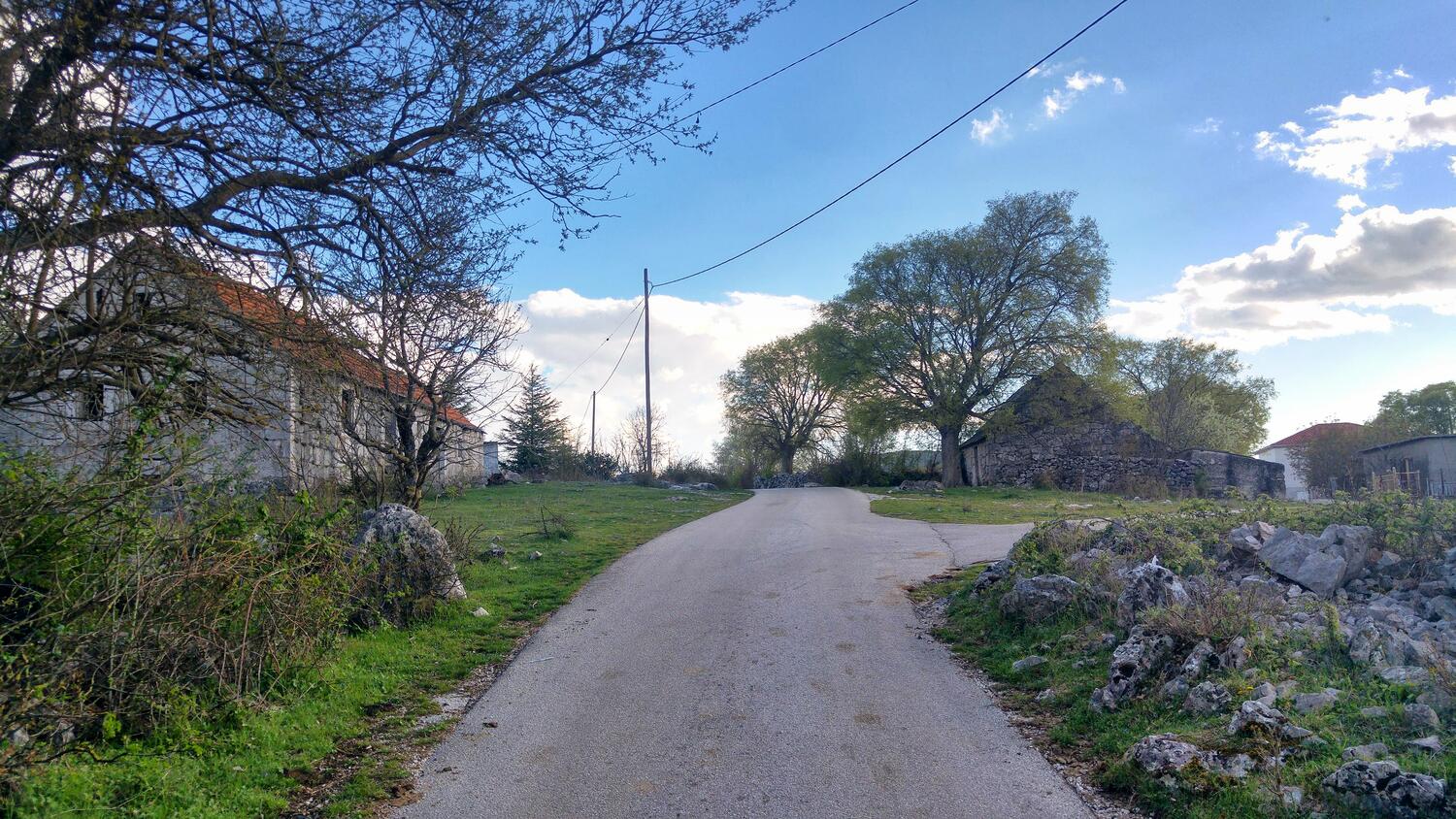 Dugobabe dans la côte Zagora (Srednja Dalmacija)