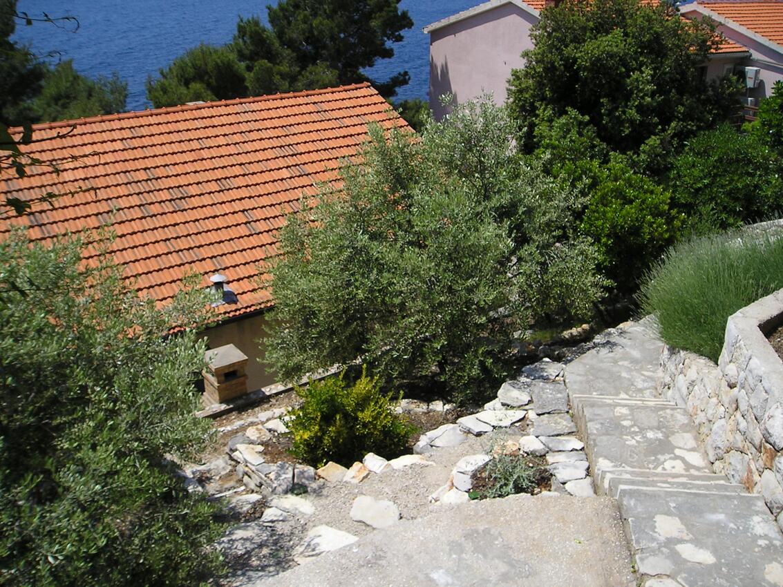Courtyard - Apartments by the sea Prižba, Korčula