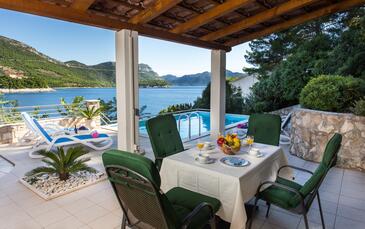 Apartamentos con piscina adecuados para familias con niños Trstenik, Peljesac - 11081