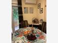 Ližnjan, Dining room in the apartment, air condition available, (pet friendly) and WiFi.