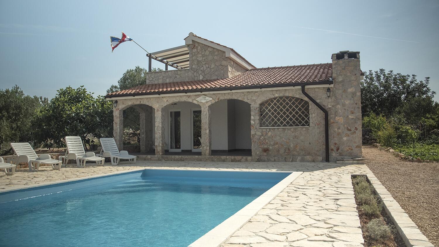 Ferienhaus mit Pool Drvenik Mali, Drvenik - 11250