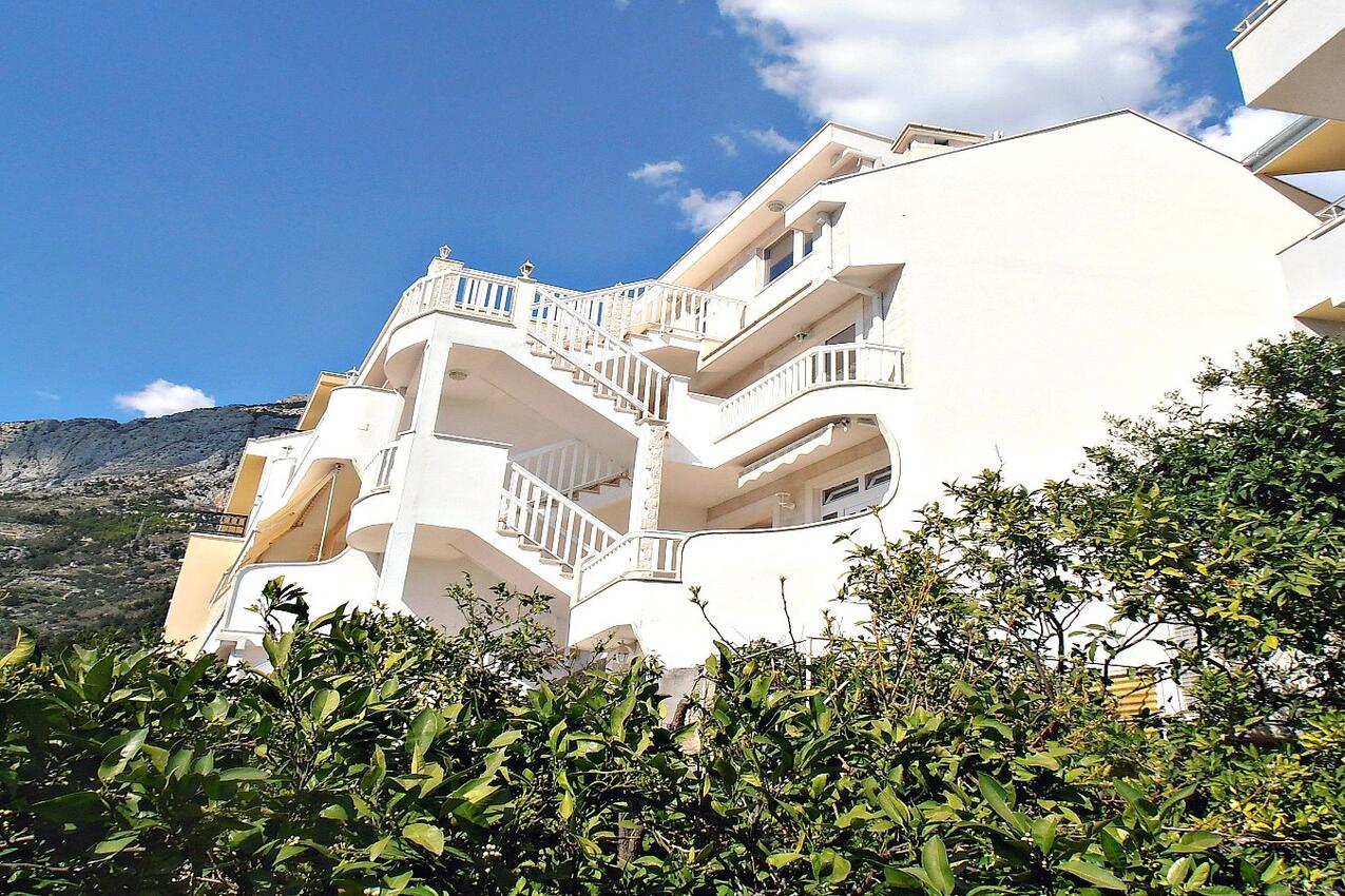 Apartamentos com terraço Baška Voda, Dalmácia Central