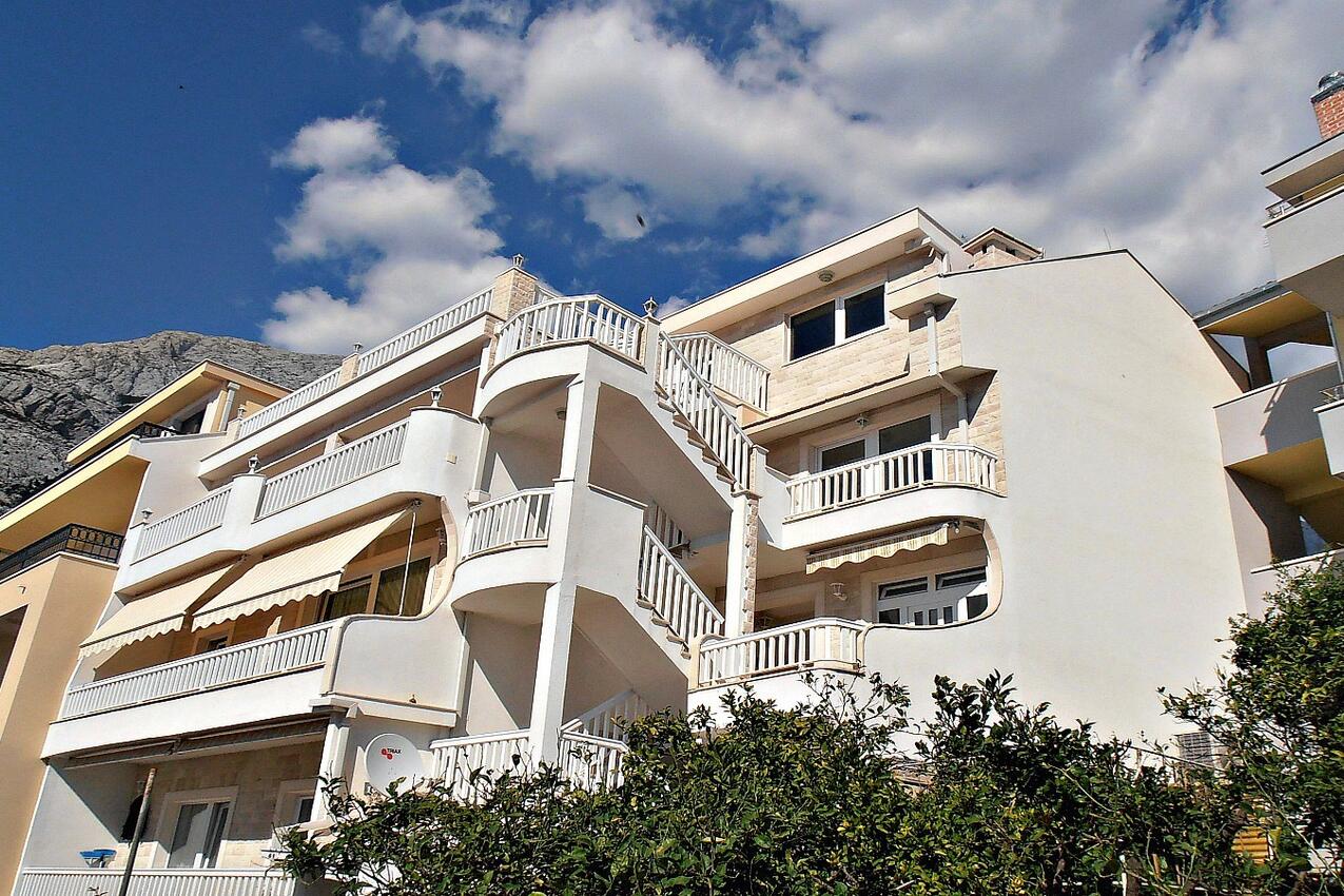 Apartamentos com terraço Baška Voda, Dalmácia Central