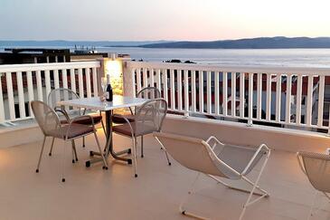 Apartamentos com terraço Baška Voda, Dalmácia Central