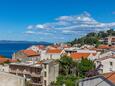 Podgora, Balcon - vue dans l’hébergement en type apartment, animaux acceptés et WiFi.