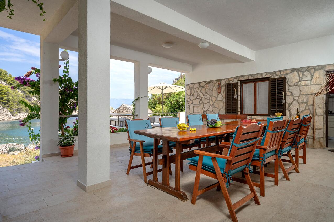Seaside house for families with children Cove Kruševa, Hvar - 12459