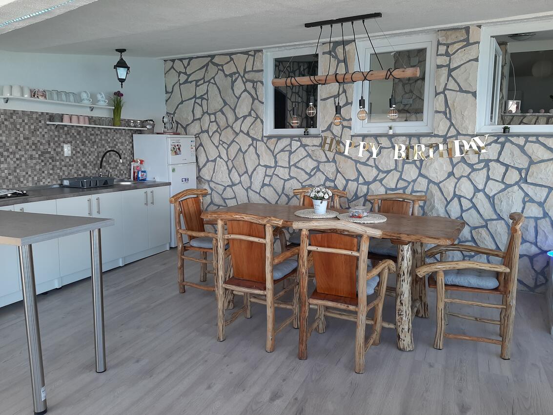 K-12620 - Alloggi privati - Casa dei pescatori accanto al mare Baia Prnjica, Pago - Pag