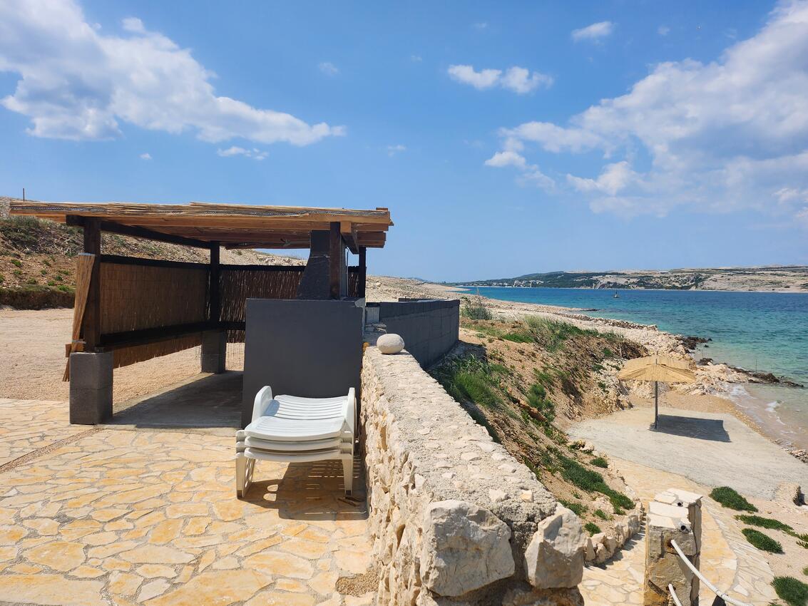 Giardino - Casa dei pescatori accanto al mare Baia Prnjica, Pago - Pag