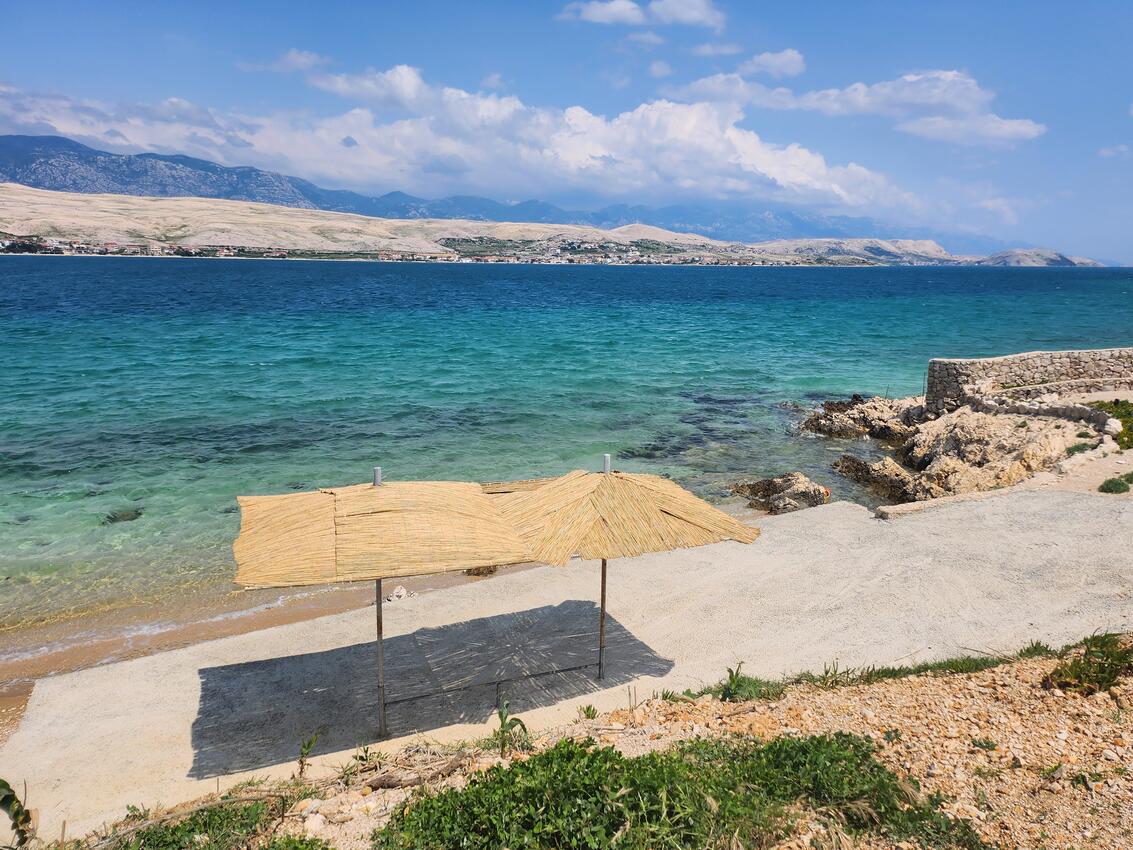 Giardino - Casa dei pescatori accanto al mare Baia Prnjica, Pago - Pag