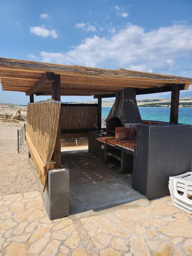 Giardino - Casa dei pescatori accanto al mare Baia Prnjica, Pago - Pag