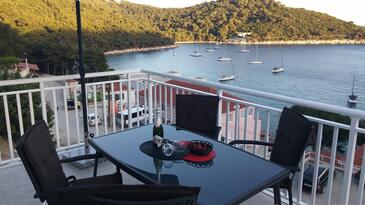 Jednopokojowy apartament Zatoka Saplunara, Mljet (A-12849-b(