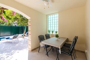 Ferienwohnungen mit Pool für Familien Supetar, Brac - 12893