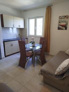 Lokva Rogoznica, Jedilnica v nastanitvi vrste apartment, dostopna klima in WiFi.