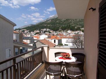 Apartamentos com terraço Baška Voda, Dalmácia Central