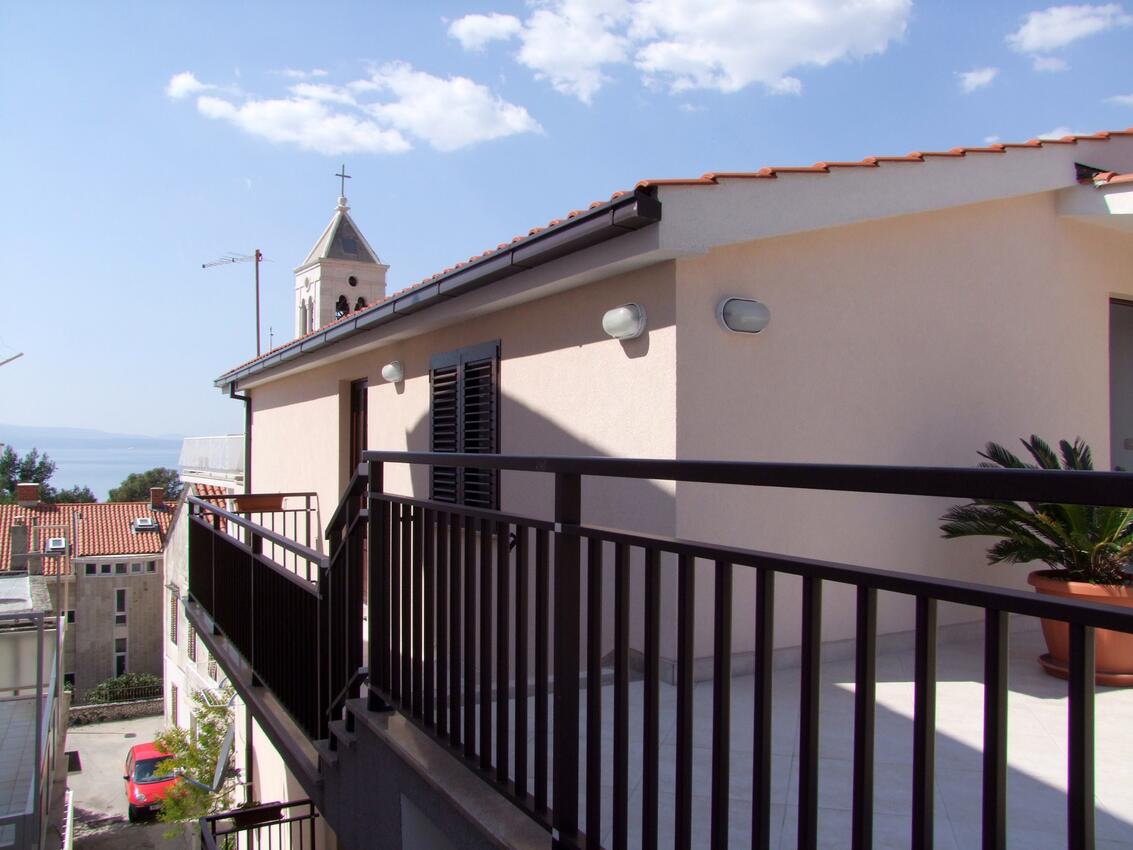 Apartamentos com terraço Baška Voda, Dalmácia Central