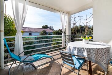 Jednopokojový apartmán Mandre, Pag (A-13015-c(