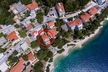 Brela, Makarska, Objekt 13052 - Ubytování v blízkosti moře s oblázkovou pláží.