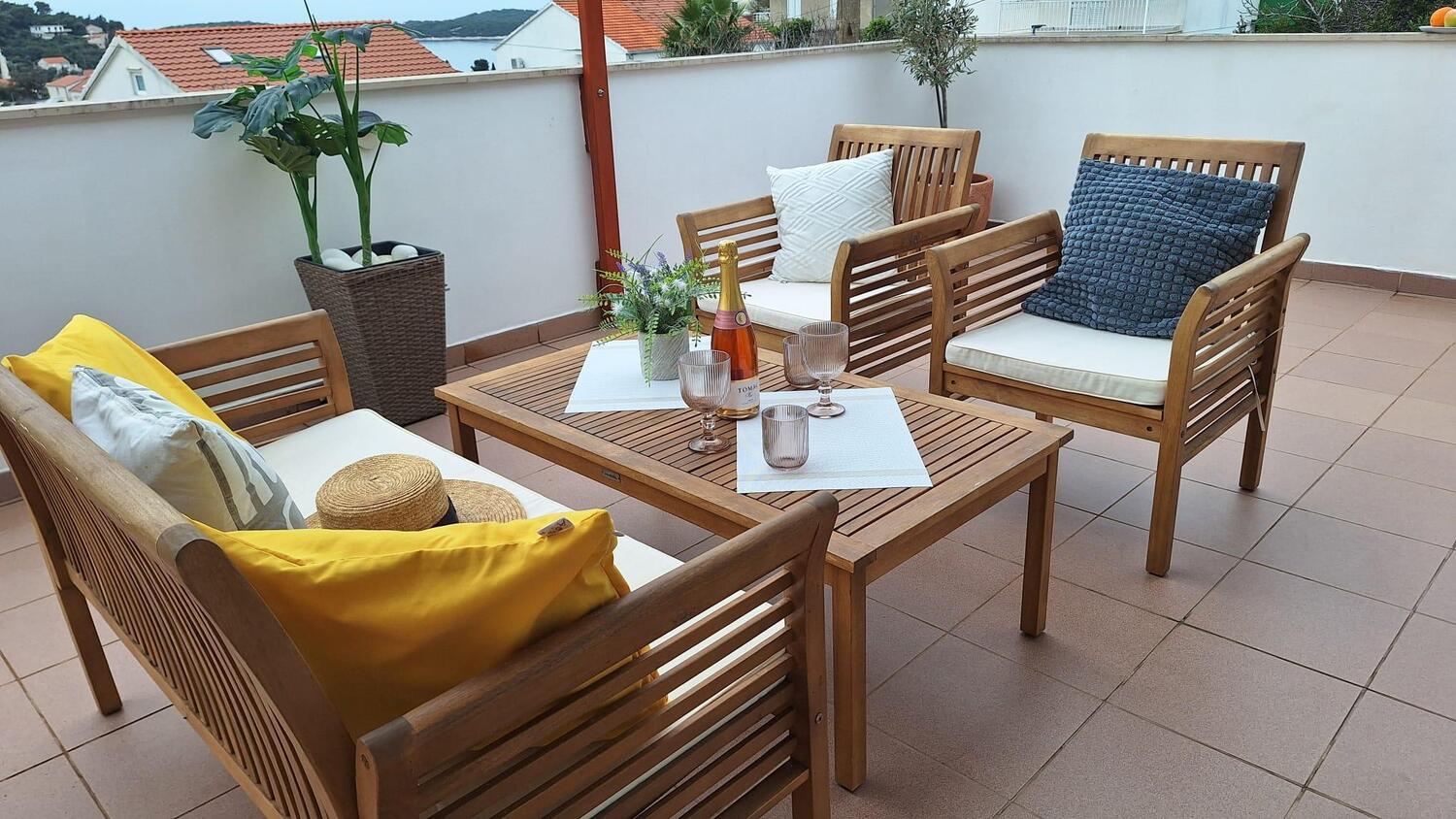 Apartamentos y habitaciones con parking Hvar - 13161