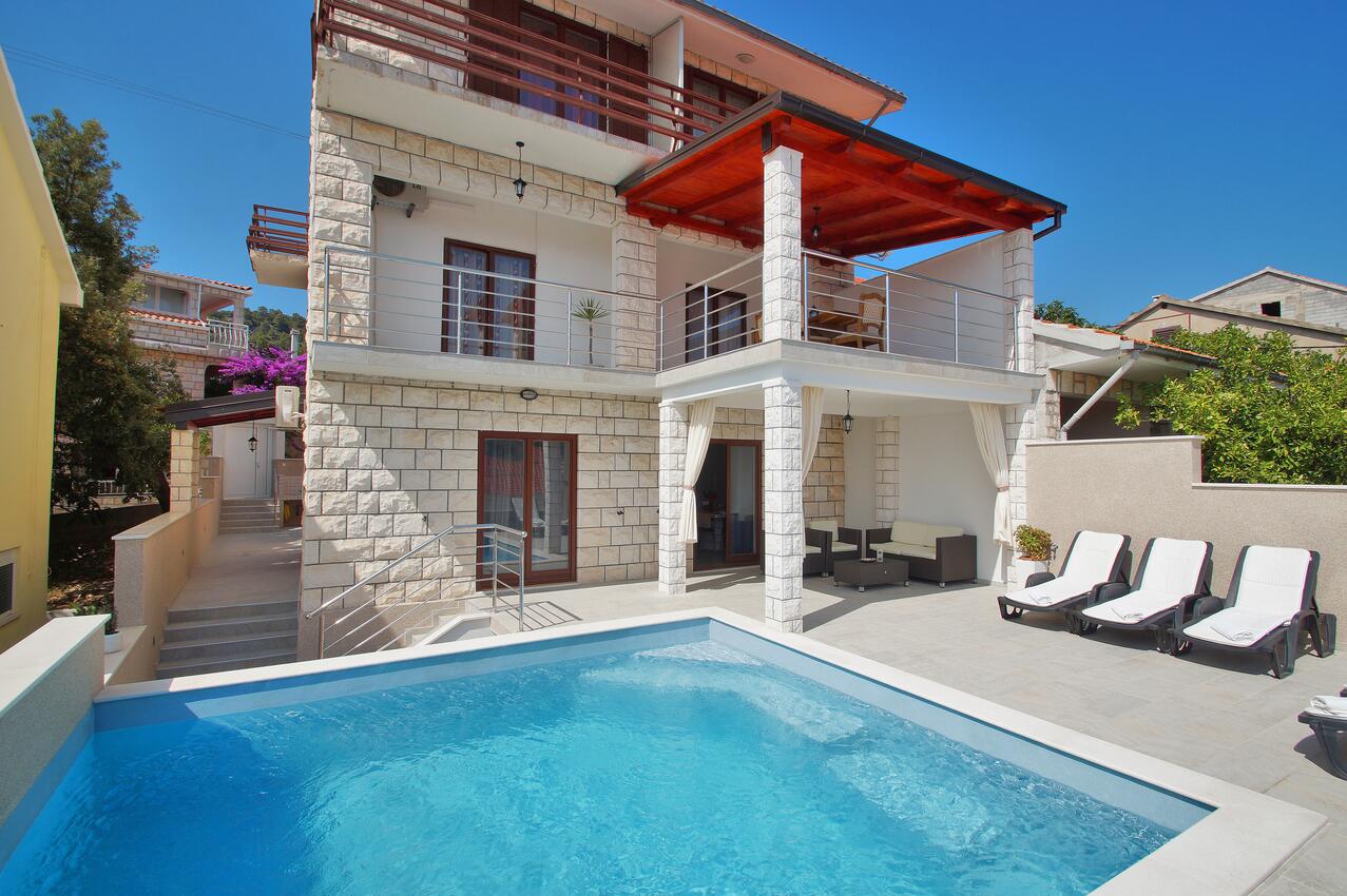 Haus mit Pool für Familien Brna, Korcula - 13943