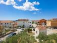 Vodice, Terasa - pohled v ubytování typu apartment, WiFi.