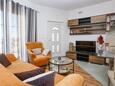 Vodice, Гостиная в размещении типа apartment, доступный кондиционер и WiFi.