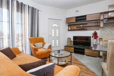 Vodice, Гостиная в размещении типа apartment, доступный кондиционер и WiFi.