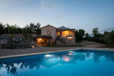 Garica, Krk, Alloggio 14278 - Casa vacanze con la spiaggia ghiaiosa.