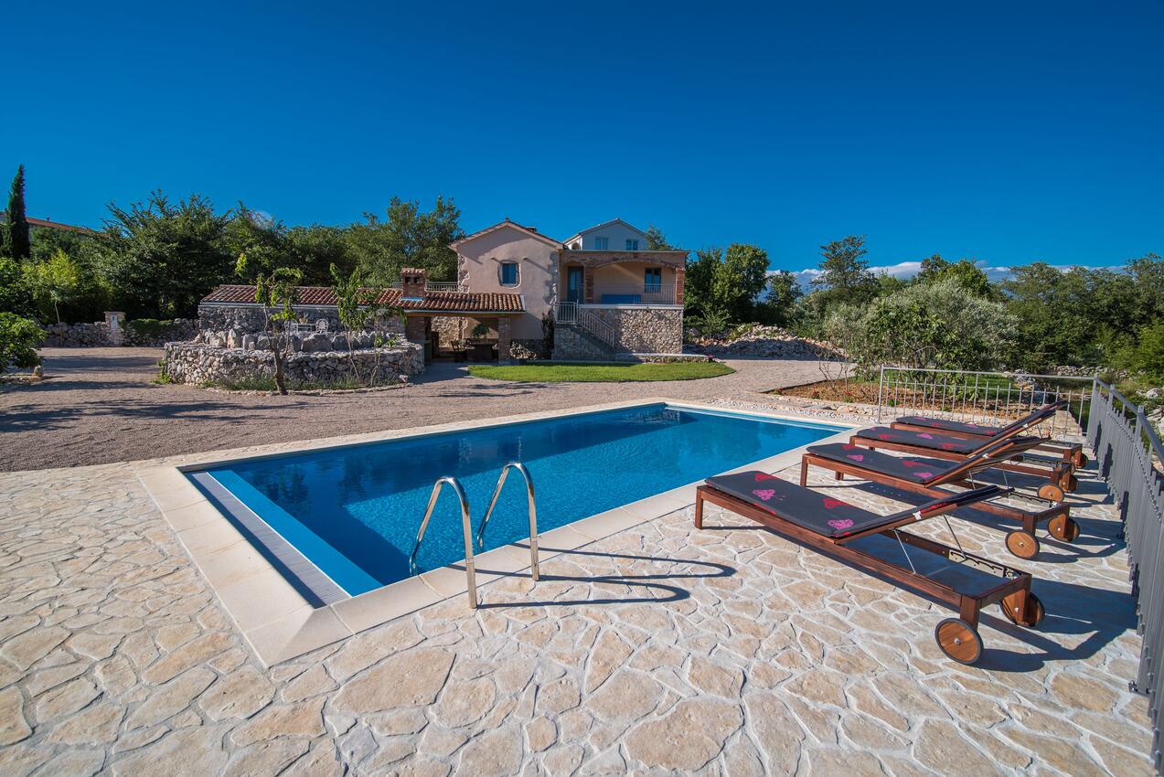 Casa con piscina per famiglia Garica, Veglia - Krk - 14278