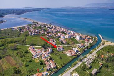 Overnatting Nin, Zadar, Overnatting 14460 - Leiligheter med sandstrand.