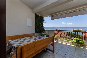 Трикімнатні апартаменти Дуче - Duće, Оміш - Omiš (A-14587-a(