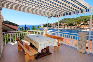 Трёхкомнатные апартаменты Брна - Brna, Корчула - Korčula (A-147-d(