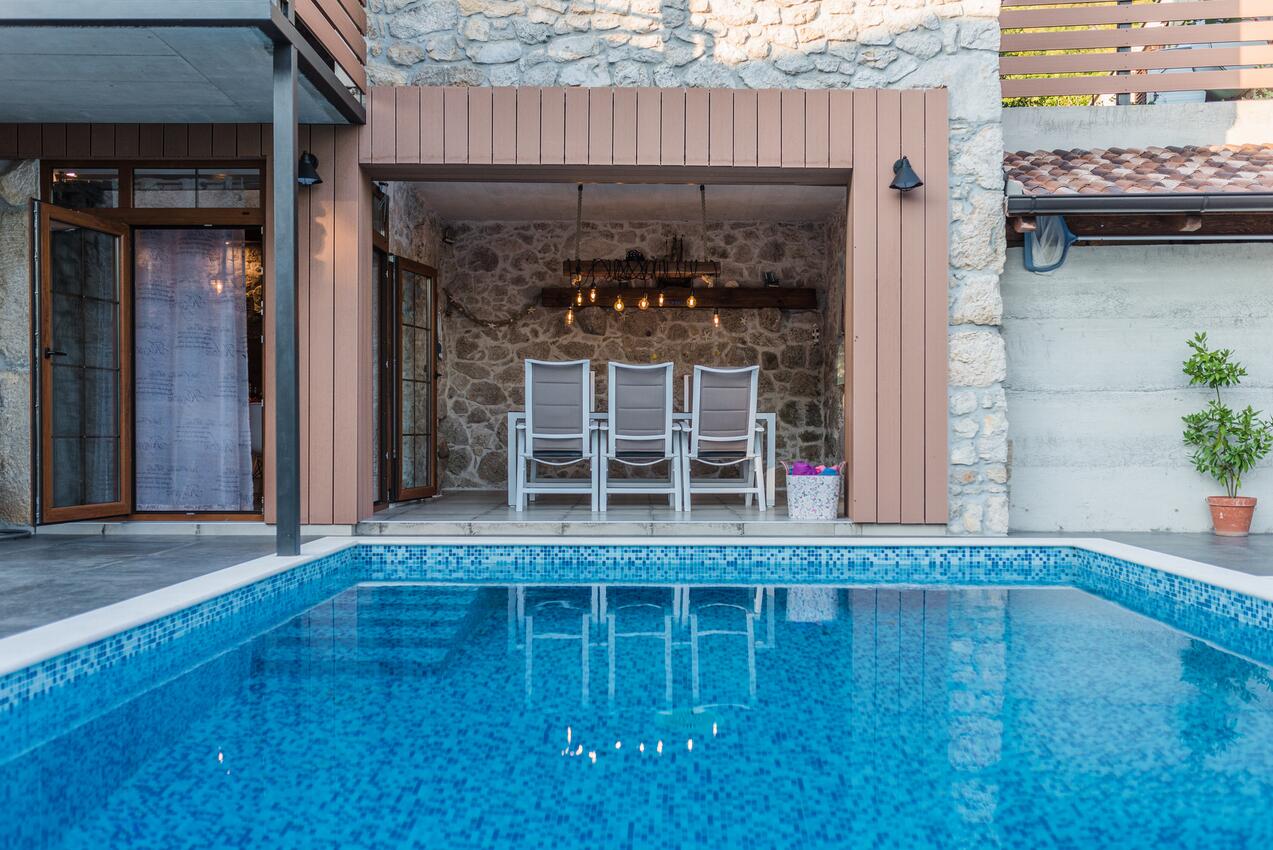 Haus mit Pool für Familien Tribalj, Crikvenica - 15751