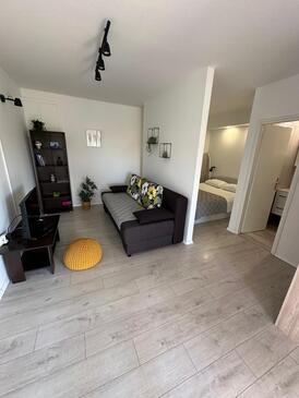 Stue Trpanj, Stue i overnattingstype studio-apartment, klimaanlegg tilgjengelig jeg WiFi.
