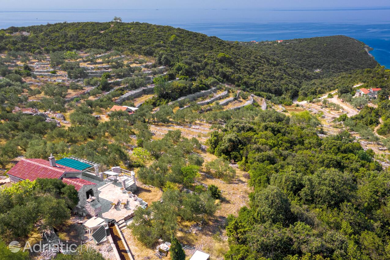 Robinson-huis met parkeerplaats Baai Rasohatica, Korcula - 16651