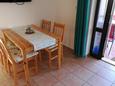 Betina, Dining room in the apartment, air condition available and WiFi.