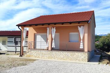 House with terrace Ljubač, North Dalmatia