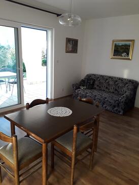 Barbat, Obývací pokoj v ubytování typu apartment, s klimatizací, domácí mazlíčci povoleni a WiFi.