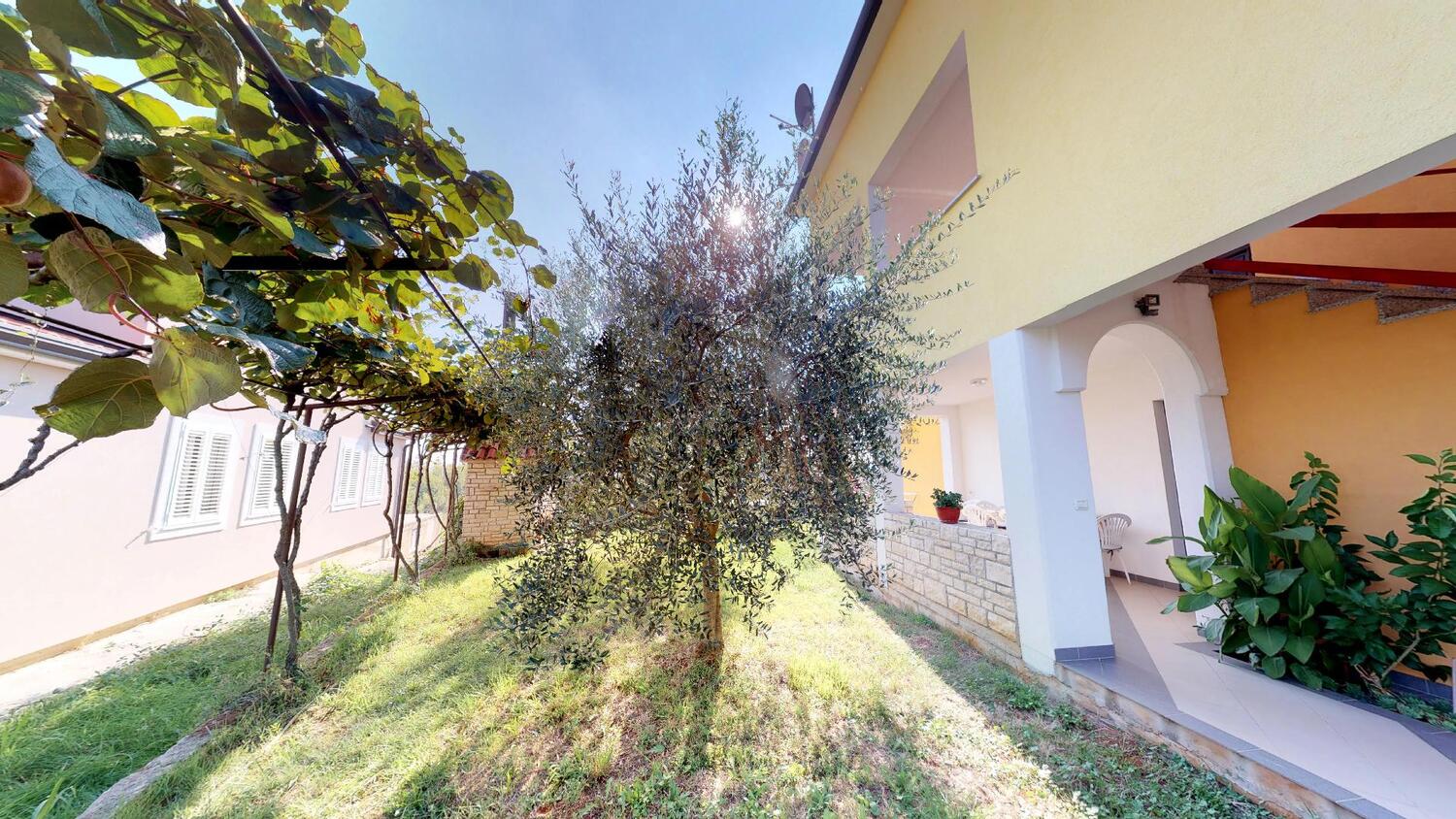 Courtyard - Apartments with a parking space Vilanija, Umag