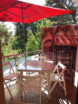 Lejlighedens parkeringsplads Vir - 17253