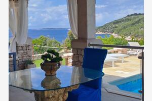 Two bedroom apartment Cove Poplat, Korčula (A-18258-d(
