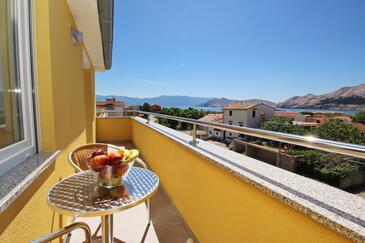 Jednopokojowy apartament Baska, Krk (A-18716-e(