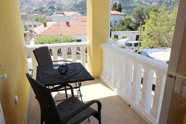 Jednopokojowy apartament Baska, Krk (A-18733-f(