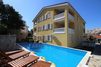 Apartmanok medencével Baska, Krk - 18733