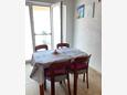 Zaton, Spisestue i overnattingstype apartment, klimaanlegg tilgjengelig jeg WiFi.
