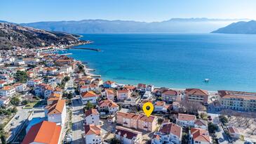 Apartmanok A Tenger Mellett Baska, Krk - 19350 - Baška