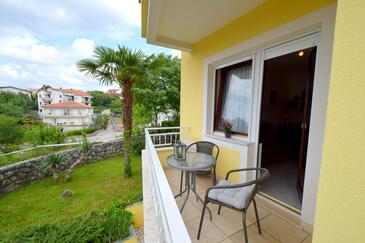 Apartmanok parkolóhellyel Malinska, Krk - 19389