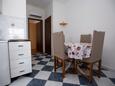 Lokva Rogoznica, Sala da pranzo nell'alloggi del tipo apartment, animali domestici ammessi e WiFi.