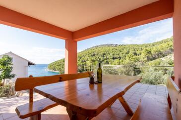 Two bedroom apartment Cove Poplat, Korčula (A-20023-b(