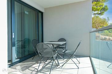 Apartmanok a tenger mellett medencével Brela, Makarska - 20229